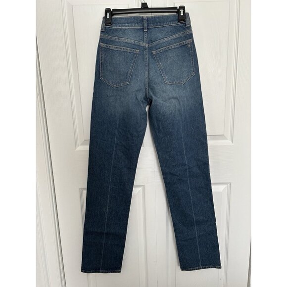 MADEWELL $148 The Longline Straight Jean Atlin Wash Size 25Tall - Picture 14 of 16